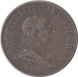 1808 SILVER BANK OF IRELAND TOKEN THIRTY PENCE GEORGE III - BANK TOKEN - Cambridgeshire Coins