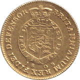 1809 GOLD HALF GUINEA ( GVF ) - GUINEAS - Cambridgeshire Coins