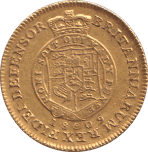 1809 GOLD HALF GUINEA ( GVF ) - GUINEAS - Cambridgeshire Coins