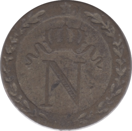 1809 TEN CENTIMES FRANCE - SILVER WORLD COINS - Cambridgeshire Coins