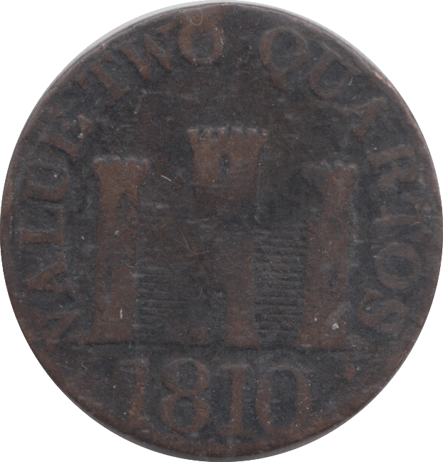 1810 GIBRALTAR 2 QUATROS - WORLD COINS - Cambridgeshire Coins