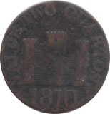 1810 GIBRALTAR 2 QUATROS - WORLD COINS - Cambridgeshire Coins