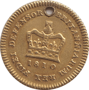 1810 GOLD THIRD GUINEA ( GVF ) - GUINEAS - Cambridgeshire Coins