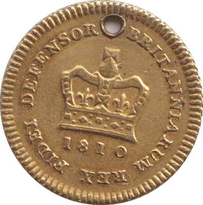 1810 GOLD THIRD GUINEA ( GVF ) - GUINEAS - Cambridgeshire Coins