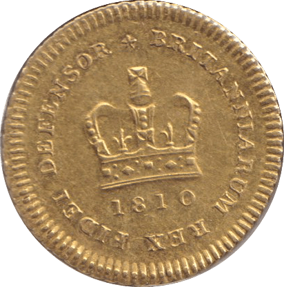 1810 GOLD THIRD GUINEA ( GVF ) - GUINEAS - Cambridgeshire Coins
