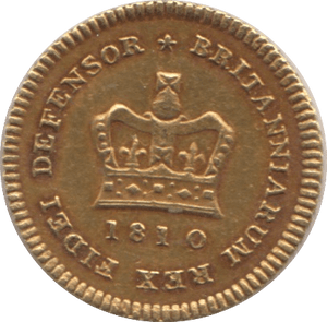 1810 GOLD THIRD GUINEA - Guineas - Cambridgeshire Coins