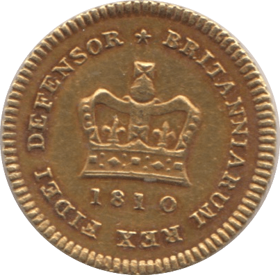 1810 GOLD THIRD GUINEA - Guineas - Cambridgeshire Coins