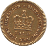1810 GOLD THIRD GUINEA - Guineas - Cambridgeshire Coins