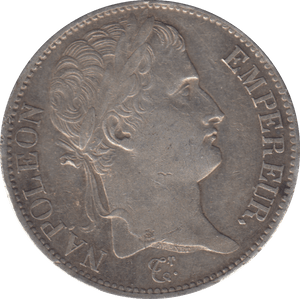 1810 SILVER 5 FRANC FRANCE - SILVER WORLD COINS - Cambridgeshire Coins