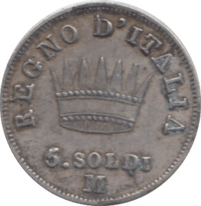 1811 5 SOLDI ITALY - WORLD COINS - Cambridgeshire Coins