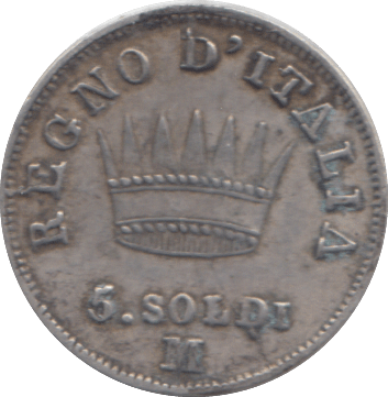 1811 5 SOLDI ITALY - WORLD COINS - Cambridgeshire Coins