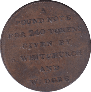 1811 BATH PENNY TOKEN - PENNY TOKEN - Cambridgeshire Coins