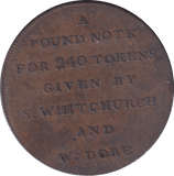 1811 BATH PENNY TOKEN - PENNY TOKEN - Cambridgeshire Coins