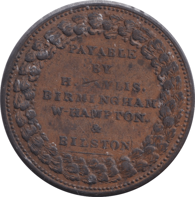 1811 BAYLIS PENNY TOKEN BIRMINGHAM - PENNY TOKEN - Cambridgeshire Coins