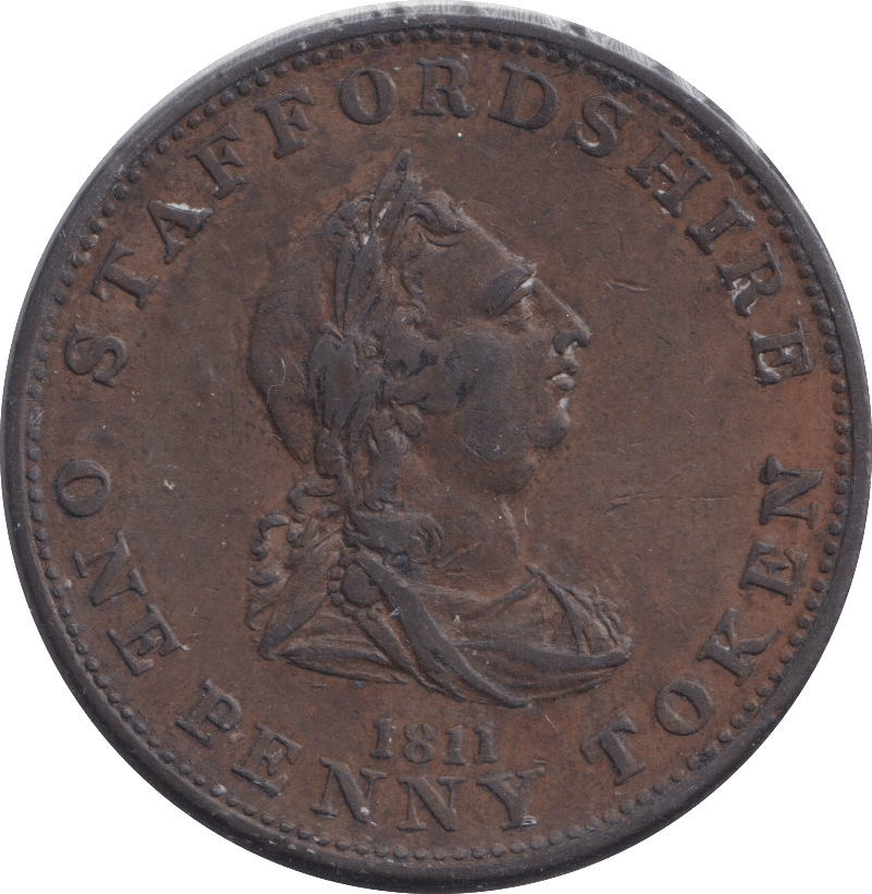1811 BAYLIS PENNY TOKEN BIRMINGHAM - PENNY TOKEN - Cambridgeshire Coins