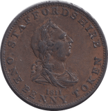 1811 BAYLIS PENNY TOKEN BIRMINGHAM - PENNY TOKEN - Cambridgeshire Coins