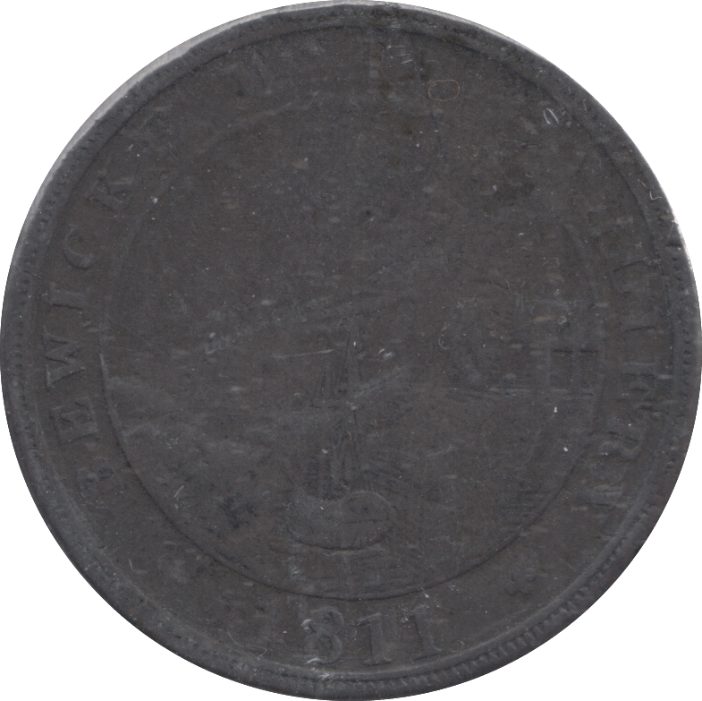 1811 BEWICKE PENNY TOKEN - PENNY TOKEN - Cambridgeshire Coins