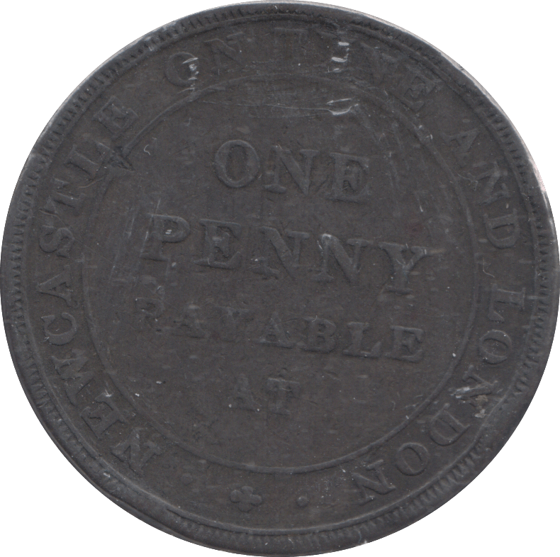 1811 BEWICKE PENNY TOKEN - PENNY TOKEN - Cambridgeshire Coins
