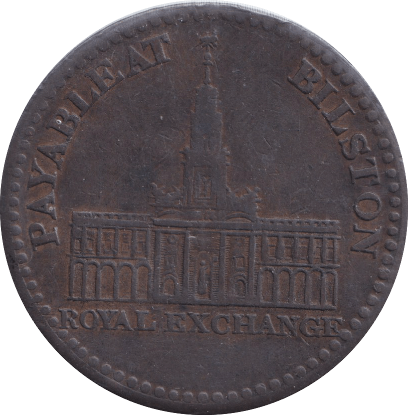 1811 BILSTON PENNY TOKEN - PENNY TOKEN - Cambridgeshire Coins