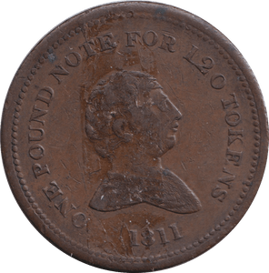 1811 BILSTON TWOPENCE TOKEN - OTHER TOKENS - Cambridgeshire Coins