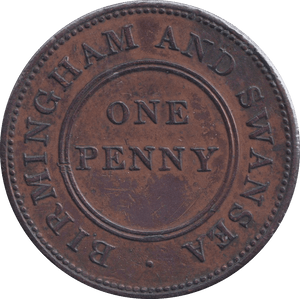 1811 BIRMINGHAM PENNY TOKEN - PENNY TOKEN - Cambridgeshire Coins
