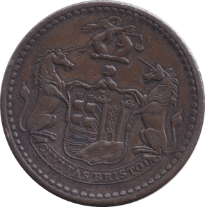 1811 BRISTOL PENNY TOKEN - PENNY TOKEN - Cambridgeshire Coins