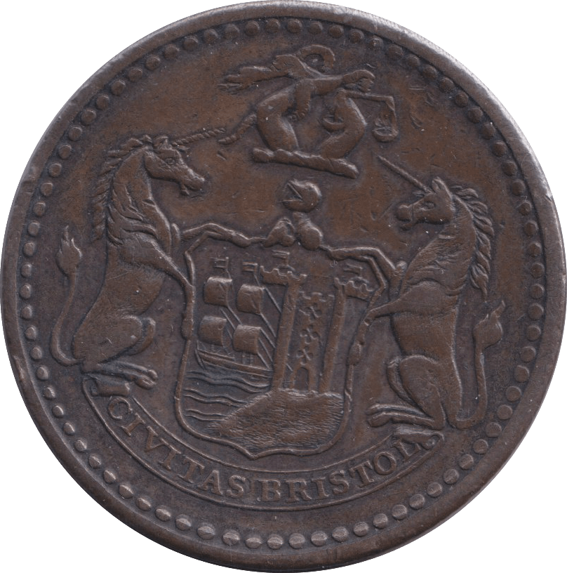 1811 BRISTOL PENNY TOKEN - PENNY TOKEN - Cambridgeshire Coins