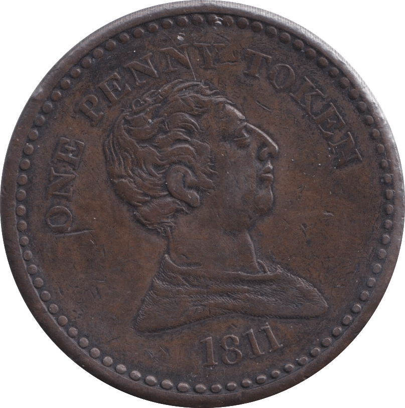 1811 BRISTOL PENNY TOKEN - PENNY TOKEN - Cambridgeshire Coins
