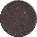 1811 BRISTOL PENNY TOKEN - PENNY TOKEN - Cambridgeshire Coins