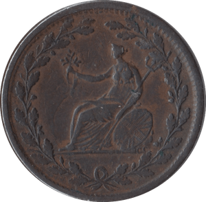 1811 BRITISH COPPER CO. HALFPENNY TOKEN - HALFPENNY TOKENS - Cambridgeshire Coins