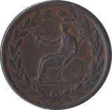 1811 BRITISH COPPER CO. HALFPENNY TOKEN - HALFPENNY TOKENS - Cambridgeshire Coins