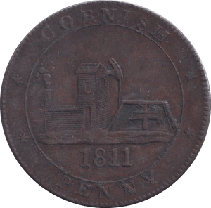 1811 CORNWELL PENNY TOKEN - PENNY TOKEN - Cambridgeshire Coins