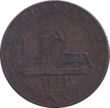 1811 CORNWELL PENNY TOKEN - PENNY TOKEN - Cambridgeshire Coins