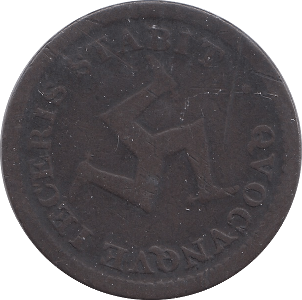 1811 HALFPENNY BANK TOKEN ISLE OF MAN - WORLD COINS - Cambridgeshire Coins