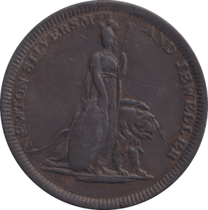 1811 HALFPENNY NORWICH NEWTON SILVER SMITH - HALFPENNY TOKEN - Cambridgeshire Coins