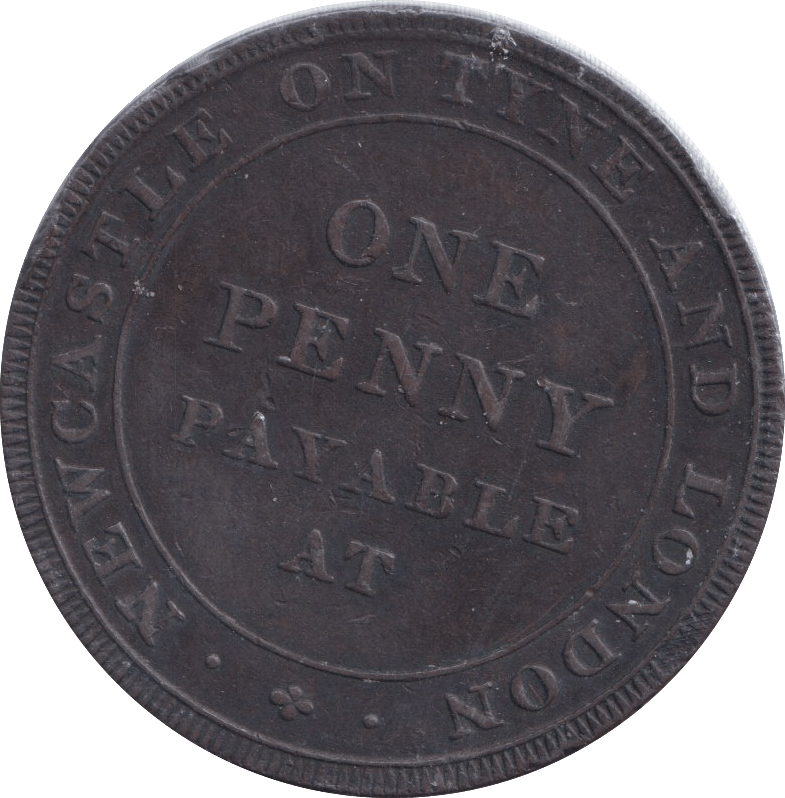 1811 NEWCASTLE PENNY TOKEN - PENNY TOKEN - Cambridgeshire Coins