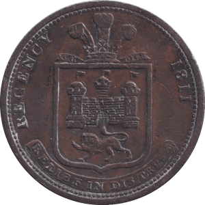 1811 NORWICH HALFPENNY TOKEN - HALFPENNY TOKEN - Cambridgeshire Coins