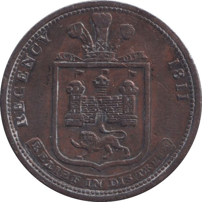 1811 NORWICH HALFPENNY TOKEN - HALFPENNY TOKEN - Cambridgeshire Coins