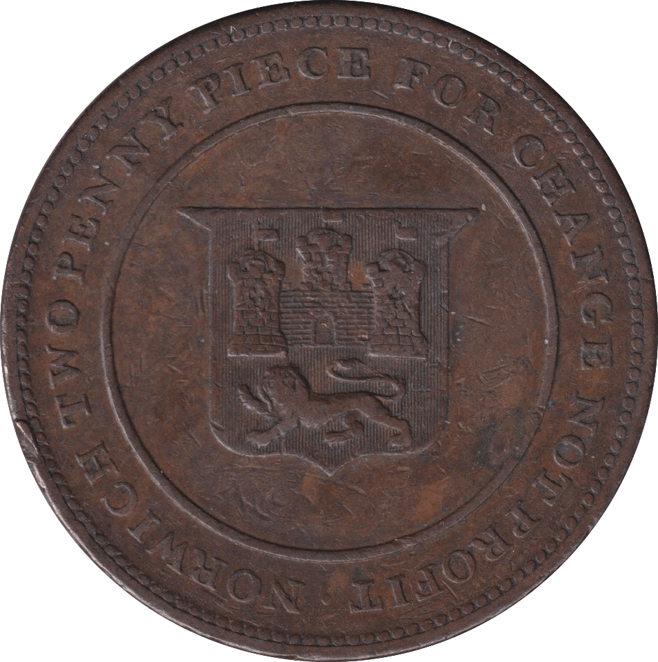1811 NORWICH TWOPENCE TOKEN - OTHER TOKENS - Cambridgeshire Coins