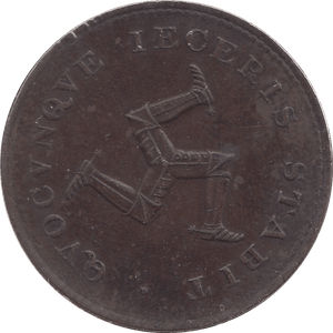1811 PENNY BANK TOKEN ISLE OF MAN - BANK TOKEN - Cambridgeshire Coins