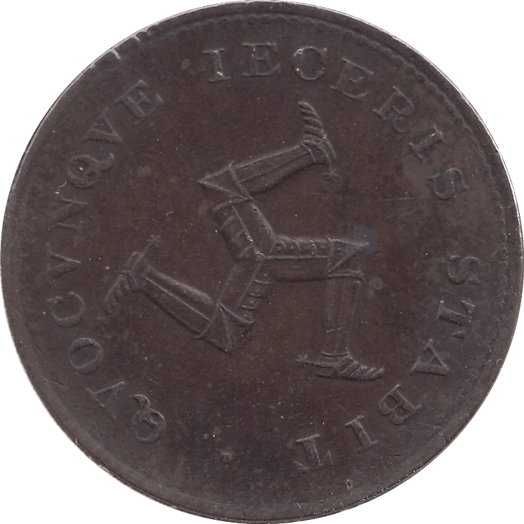 1811 PENNY BANK TOKEN ISLE OF MAN - BANK TOKEN - Cambridgeshire Coins
