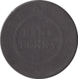 1811 PENNY BANK TOKEN ISLE OF MAN - BANK TOKEN - Cambridgeshire Coins