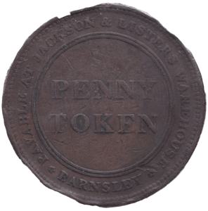 1811 PENNY TOKEN BARNSLEY - PENNY TOKEN - Cambridgeshire Coins