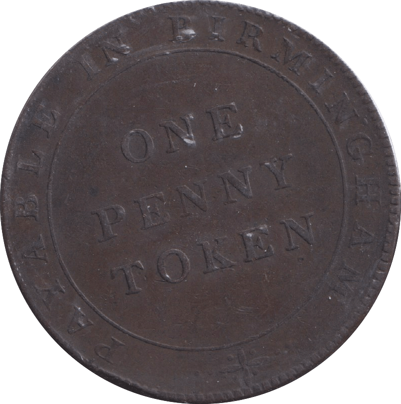 1811 PENNY TOKEN BIRMINGHAM - PENNY TOKEN - Cambridgeshire Coins