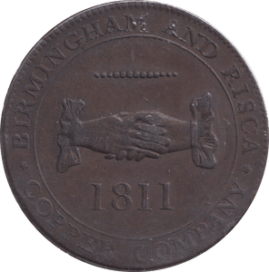 1811 PENNY TOKEN BIRMINGHAM - PENNY TOKEN - Cambridgeshire Coins
