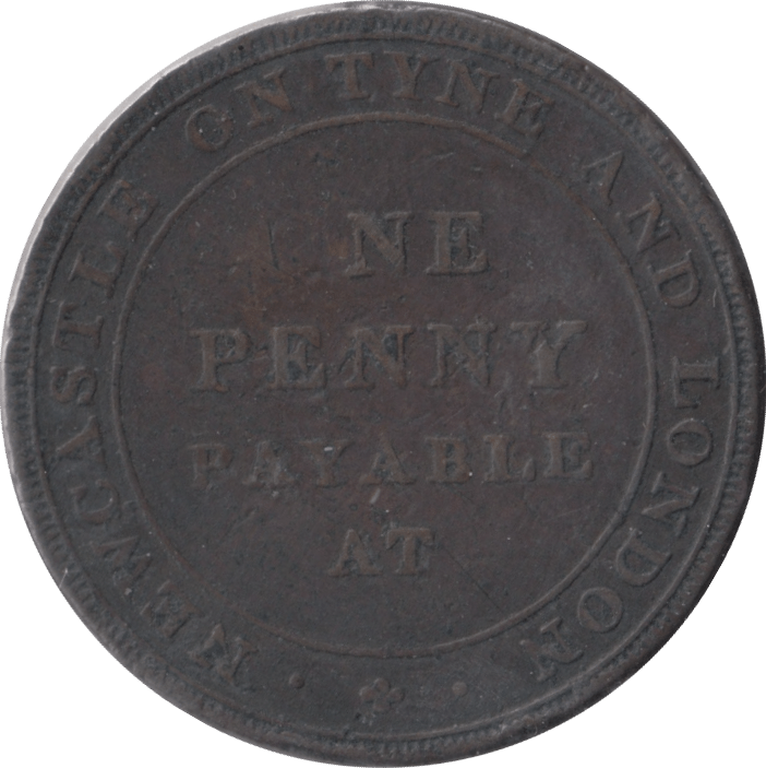1811 PENNY TOKEN MAIN COLLIERY BEWICKE - PENNY TOKEN - Cambridgeshire Coins
