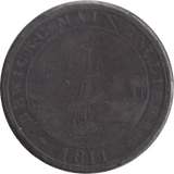 1811 PENNY TOKEN MAIN COLLIERY BEWICKE - PENNY TOKEN - Cambridgeshire Coins