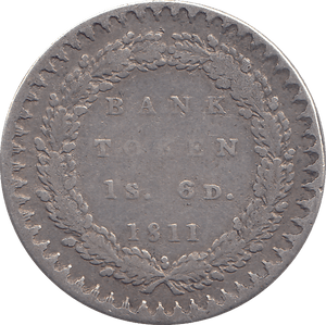 1811 SILVER BANK TOKEN - WORLD COINS - Cambridgeshire Coins