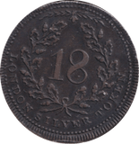 1811 SILVER CHARING CROSS SHILLING TOKEN LONDON CONTEMPORARY - OTHER TOKENS - Cambridgeshire Coins