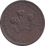 1811 SOUTH WALES PENNY TOKEN - PENNY TOKEN - Cambridgeshire Coins